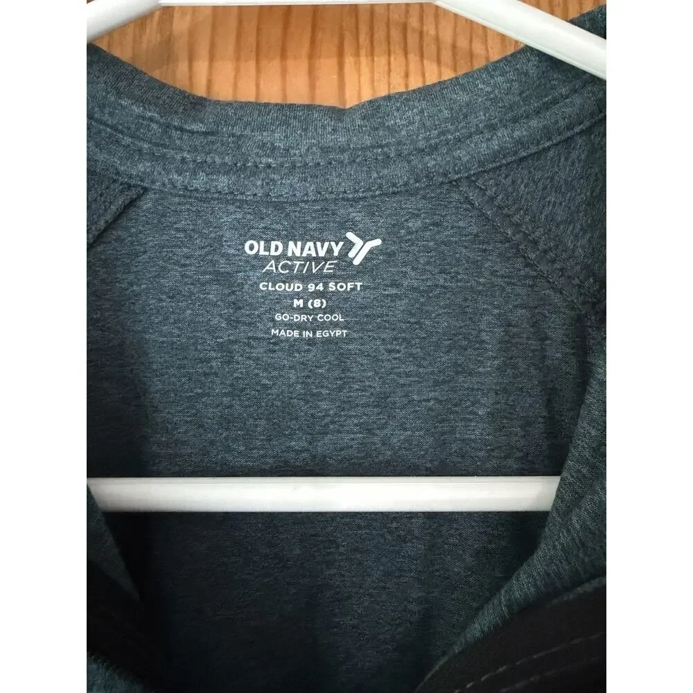 Boys Old Navy CloudMotion 1/4-Zip Performance Top Pine Size M NWT